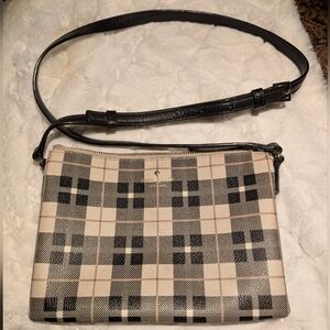 Kate Spade New York Leather Casual Black Adjustable Crossbody Bag!  Nice!